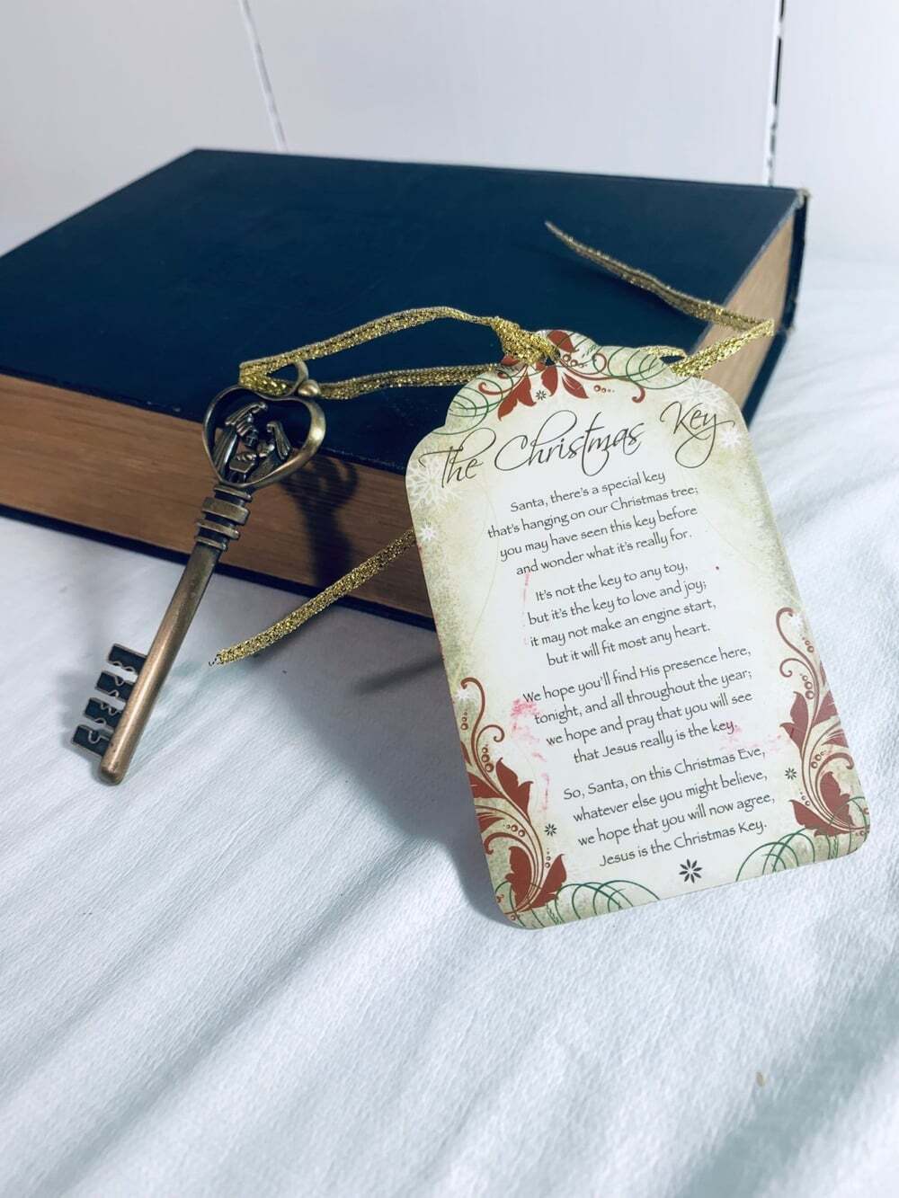 Christmas Key Ornament Holy Family